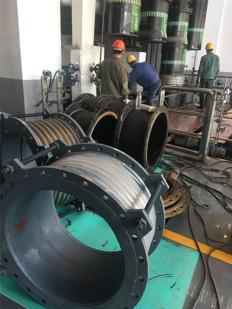 循環(huán)水膨脹節(jié)更換垃圾電廠項目案例